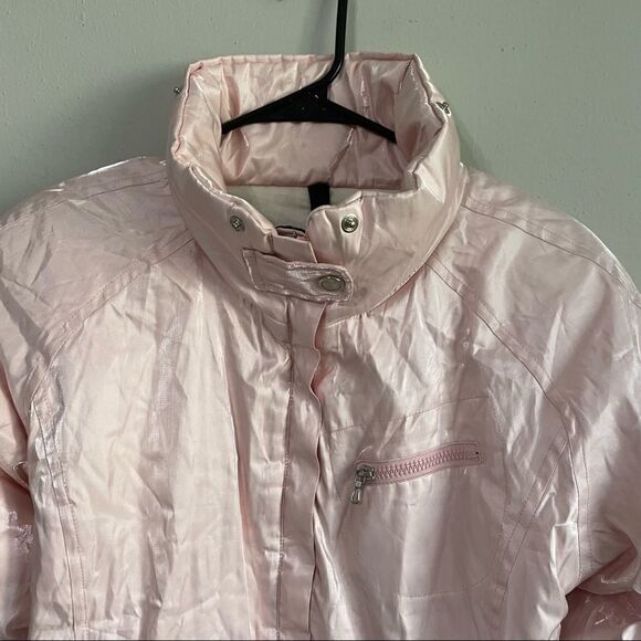 Revolve NILS iridescent Pink Ski Jacket Puffer Coat - Picture 8 of 16